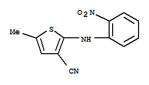 2-(2-Nitroanilino)-5-methylthiophene-3-carbonitrile