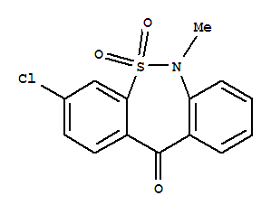 3-Chloro-6,11-dihydro-6-methyl-5,5,11-trioxodibenzo[c,f][1,2]thiazepine