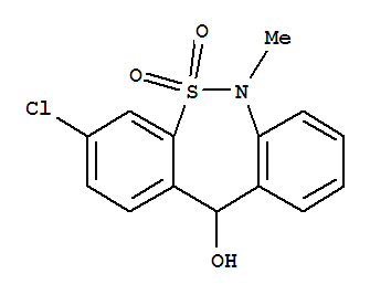 3-Chloro-6,11-dihydro-6-methyldibenzo[c,f][1,2]thiazepin-11-ol 5,5-dioxide