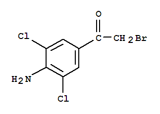 4-Amino-alpha-bromo-3,5-dichloroacetophenone